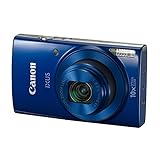 Canon IXUS 180 Digitalkamera (20 MP, 10 x opt. Zoom, 4 x dig. Zoom, 6,8cm (2,7 Zoll) LCD Display, WLAN, Bildstabilisator) blau