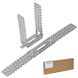 STRÜBER Direktabhänger (125 mm / 100 Stück) Deckenabhänger Dicke 0,8mm U-Abhänger für CD 60/27 Profilen und Holzlatten Trockenbau Zubehö