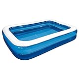 Inflatable Pool, Kiddie Pool, Swimming Pool for Kids Family Friends Summer Party Backyard Outdoors 103.15 x 68.9 x 19.69 inch