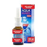 Aqua Maris Strong 30 ml, 100% natürliches Meerwasser abschwellendes Nasenspray I Linderung bei verstopfter Nase I Erwachsene, Kinder, Schwangere und Stillende Mütter