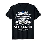 Herren Seine Majestät Der Schalker Betritt den Raum Schalke Trikot T-Shirt