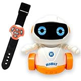 Kinder Roboter RC Spielzeug - Elektrischer Robo mit leuchtenden Augen | Ferngesteuerter Kinderroboter mit Fernbedienung | Für Jungen und Mädchen ab 3 Jahre
