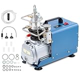 CREWORKS PCP Kompressor 300bar Luftkompressor 4500PSI Hochdruckluftpumpe 1800W Kompressor Hochdruck 30Mpa Tauchkompressor Manueller Stopp für Paintball-Luftgewehr PCP-Gewehr Luftpistole T