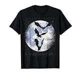 Halloween Geschenk Mondlicht Vampir Fledermaus T-Shirt