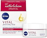 NIVEA VITAL Intensiv Plus Tagespflege (50 ml), Feuchtigkeitspflege mit natürlichem Argan Öl und Calcium für die tägliche Pflege reifer Haut