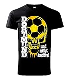 Dortmund 2021 Stadt Fußball Fan T-Shirt (XXL) Schwarz