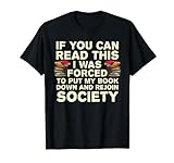 Lustiges Lesen, Bücherliebhaber für Männer und Frauen, Bücherwurm T-Shirt