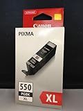 1 Original XL Druckerpatrone XL black für Canon Pixma MG 5450 MG5450 MG 6350 MG6350 IP 7250 IP7250 MX925 MX 925 MX725 MX 725 Tintenpatrone