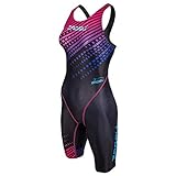 ZAOSU Wettkampf Schwimmanzug Z-Purple Rain | Langer Badeanzug für Damen und Mädchen mit Fina-Zulassung, Größe:38
