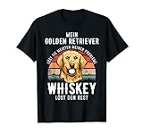 Mein Golden Retriever löst meisten meiner Probleme Whiskey T-Shirt