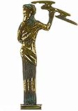 Spice Rack Zeus griechischer Gott Jupiter Donner Statue Figur aus massiver Bronze 4,5'