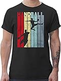 T-Shirt Herren - Handball WM 2023 Trikot Ersatz - Handball Evolution Vintage Male - L - Schwarz - Handball. t-Shirts Handball, Tshirts halbball t Shirt Men Handballer Tshirt Fan sprüche em 2022