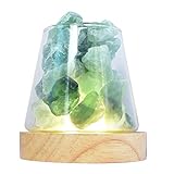 ZQXCU Salzkristalllampe Himalaya Salzlampe Teelicht Salzkristallleuchte Salzkristalllampe Kristallsalz Tischlampe Atmosphäre Lampe für Dekoration