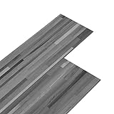 Irfora PVC-Laminat-Dielen PVC-Bodenbelag-Set Selbstklebend 5,02 m² 2 mm Selbstklebend Gestreift Grau/Industriell Holz/Gestreift Holz Strapazierfähig und rutschfest