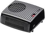AGT Auto Heizlüfter: Elektrischer Keramik-Zusatzheizlüfter, 2 Heizstufen, 1.850 Watt, 230 V (Autoscheiben enteisen elektrisch, Scheibenenteiser elektrisch, Schreibtisch Steckdose)