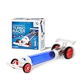 PLAYSTEM Turbo Racer Car Kit - Bauen Sie einen Rennwagen mit Luftdruck zusammen - Engineering Stem Toys - Lerngeschenk für Kinder und Jugendliche, Jungen und Mädchen