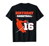 Basketball-Liebhaber zum 16. Geburtstag, für Jungen und Kinder T-Shirt