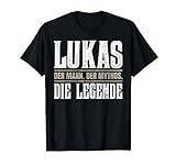 Vorname Lukas T-Shirt Geschenk Name Lukas