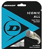 Dunlop Sports Iconic All Tennissaiten, 17 g, Natur, 10 m