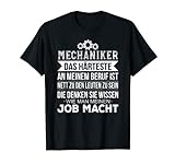 Mechaniker Das Härteste Tuner Auto Schrauber Kfz-Mechaniker T-Shirt