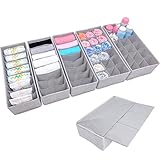 SIMPLE JOY® HEMNES Organizer für ikea Kommode; DAS ORIGINAL; passgenau; Stabiler Boden; Schubladen Ordnungssystem für Wickelbedarf, Kinderkleidung, Socken, Unterwäsche; 5er Set, TÜV