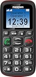 Maxcom 428 L, 2G Handy, Telefon für ältere Menschen, Dual-Sim, SIM-Frei, SOS- und ICE-Tasten, USB-C, umweltfreundlich - Schw