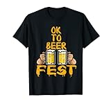 Oktoberfest Bier Festival Lustig Ok-to-Bier Trinken T-Shirt