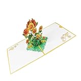 DIYEAH 3D-Grußkarte faux blumen masse Sonnenblumenfrauen Fälschung Jumbo künstlich dankeskarten dankbarkeitskarten dankbarkeits karten Geburtstagskarten Weihnachtskarten Pap