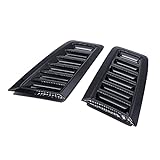 Wpengfei Store 2 stücke Auto Frontmotor Hood Motorhaube Lüftungshaube Luftauslass LOUVERS Spoiler Trim Universal Fit for Ford Focus Mk2 st. Fit for Mustang Excellent Product (Color : Grün)