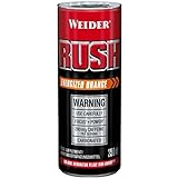 Weider RUSH Ready-to-Drink Pre-Workout Booster, Energized Orange, 250 ml, mit Koffein & Arginin