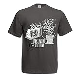 N4325 Männer T-Shirt Mehr Natur (XX-Large Graphit Mehrfarben)