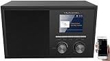 VR-Radio Radiowecker: WLAN-Internetradio mit 2 Weckzeiten, Farbdisplay, Holzgehäuse, 6 Watt (Radio Internet, Radio WLAN, Smartphone)