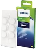 Philips CA6704/10 Kaffeefettlöser, 6 Tabletten für Philips, Saeco und andere Kaffeevollautomaten