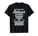 17 Jahre alt Pool und Billardspieler 2005 17. Geburtstag T-Shirt