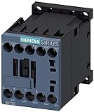 Siemens 3RT20161BB42 3RT2016-1BB42 Schuetz 3 Schließer 4kW 24 V/DC 9A mit Hilfskontakt 1St