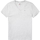 Tommy Jeans Herren Original Kurzarm T-Shirt Grau (Lt Grey Htr 038) XX-Large