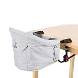 littleworld Tischsitz Luca - Babystuhl zum Befestigen am Tisch - gepolsterter Baby-Sitz mit ergonomischer Rückenlehne - ab 6 Monate geeignet