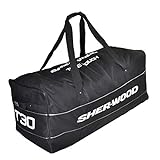 SHERWOOD Trage Tasche – Project 5 | Transporttasche für Sport- BZW. Eishockeyausrüstung | inkl. Tragegurte | 100 x 42 x 42cm | Schwarz