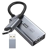 Newhope Video Capture Card, 4K HDMI to USB C 3.0 Capture Card, 1080P HD 60fps Live and Record Video Audio Grabber for Gaming, Streaming, Teaching, Video Conference
