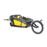 Topeak Fahrradanhänger Journey Trailer und DryBag, Black/Yellow, 157 x 44.7 x 42 cm, 65.3 L