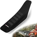 FastPro Motorrad Sitzbezug Universal Motorrad Dirt Bike Gummi Sitzbezug Schw
