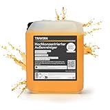 TRAVORA Hochkonzentriertes Bio Caravan- und Autoshampoo 5L - bis zu 500L Reinigungslösung - biologisch abbaubarer Wohnmobil- & Auto Reiniger aussen - 5L Caravan Reiniger Kanister ink