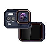 KDMB Digitale Videokamera Ultra HD 4K Action Kamera,10m wasserdicht 2.0' Bildschirm 1080p Sportkamera Videokamera,Cam Drive Recorder,Blau