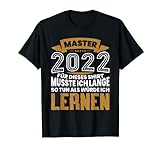 Vintage Master 2022 Abschluss Geschenk Mastertitel Absolvent T-Shirt
