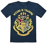 Harry Potter Kids - Wizard In Training Unisex T-Shirt dunkelblau 152
