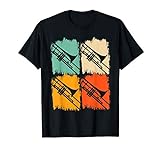 Pop Art Posaunist Posaunenspieler Geschenk Retro Posaune T-Shirt