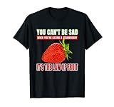 erdbeerpflücken erdbeeren farm fruchtmilch shake lustig T-Shirt
