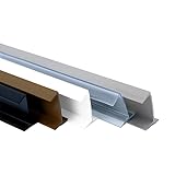 1,5m KÜCHENSOCKEL TRANSPARENT 16mm | Abdichtungsprofil Sockel Dichtung Dichtprofil Einbauküche Kü