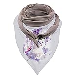 Orbgons Doppellagige Winterschnalle Katze Warme Drucke Herbst Winddichter Universalschal Schal Mütze Und Schal Kinder Set 2 Jahre (Multicolor1, One Size)
