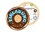 Friendly Fox Donut Einladung - 12 Einladungskarten in Donut Form für Kindergeburtstag Kinder Junge Mädchen - lustige Einladung - Donut Party